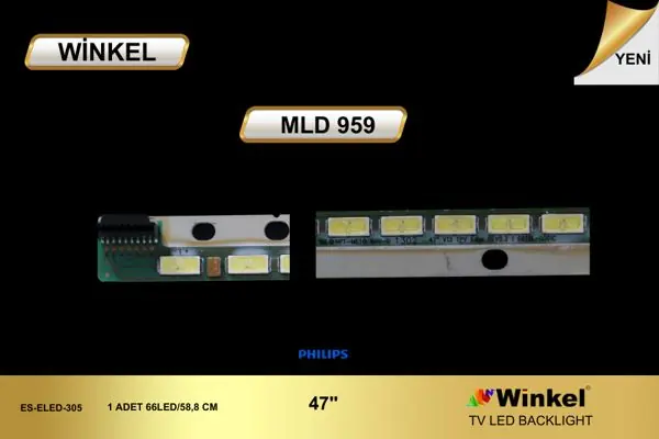Philips 47 inç TV LED bar takımı Winkel MLD 959