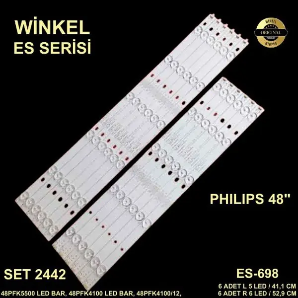 Philips 48 inç TV LED bar takımı Winkel SET 2442