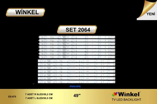 Philips 49 inç TV LED bar takımı Winkel SET 2064