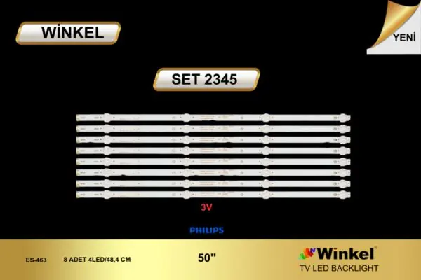 Philips 50 inç TV LED bar takımı Winkel SET 2345