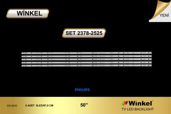 Philips 50 inç TV LED bar takımı Winkel SET 2378-2525