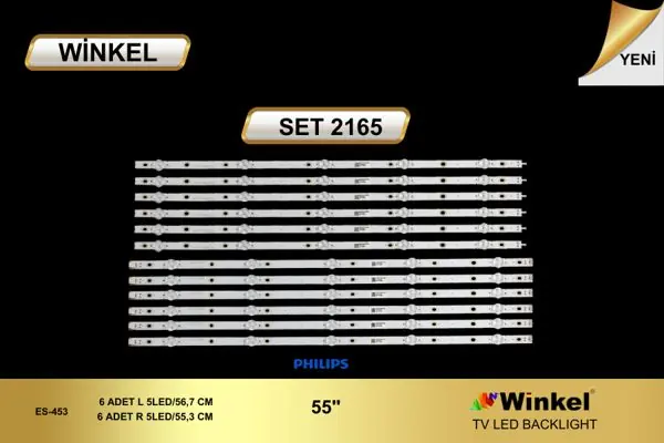 Philips 55 inç TV LED bar takımı Winkel SET 2165