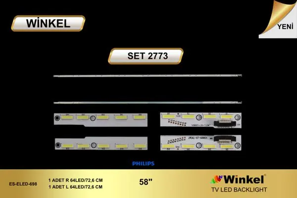 Philips 55 inç TV LED bar takımı Winkel SET 2774