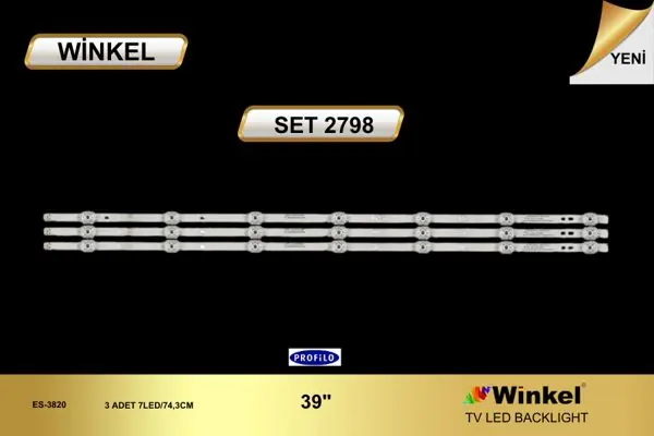 Profilo 39 inç TV LED bar takımı Winkel SET 2798