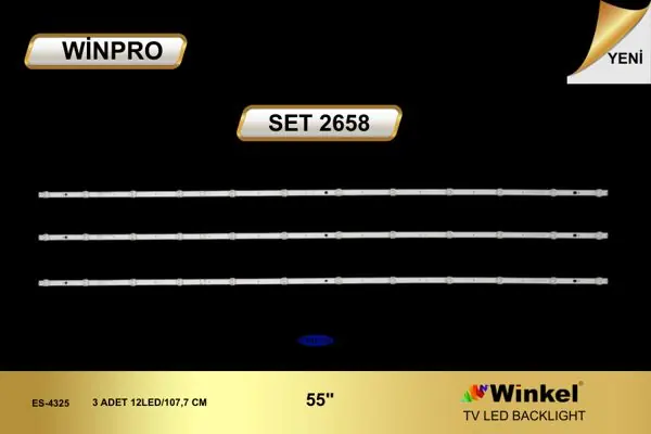 Profilo 55 inç TV LED bar takımı Winkel SET 2658