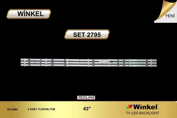 Redline 43 inç TV LED bar takımı Winkel SET 2795