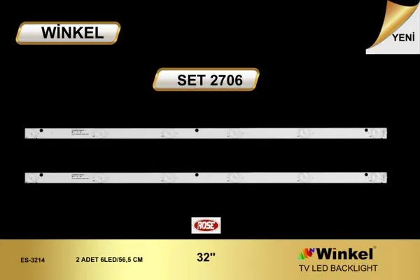 Rose 32 inç TV LED bar takımı Winkel SET 2706
