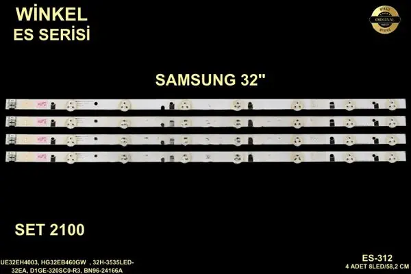 Samsung 32 inç TV LED bar takımı Winkel SET 2100