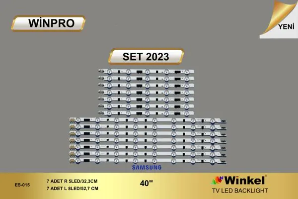 Samsung 40 inç TV LED bar takımı Winpro SET 2023