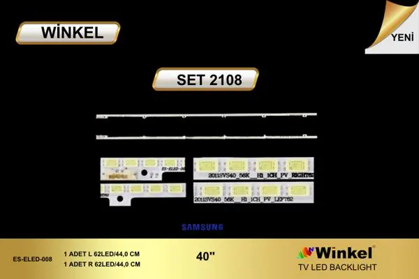 Samsung 40 inç TV LED bar takımı Winkel SET 2108