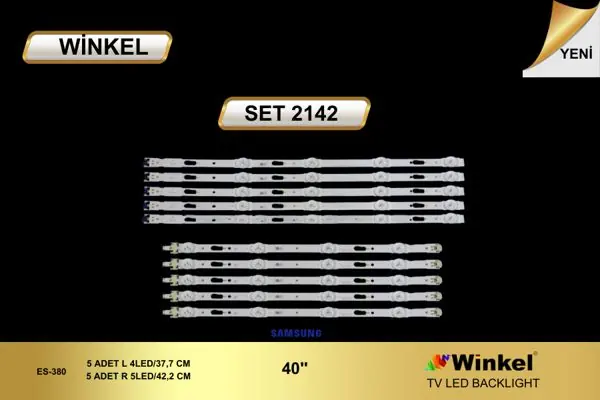 Samsung 40 inç TV LED bar takımı Winkel SET 2142