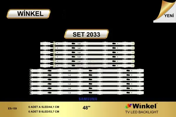Samsung 48 inç TV LED bar takımı Winkel SET 2033