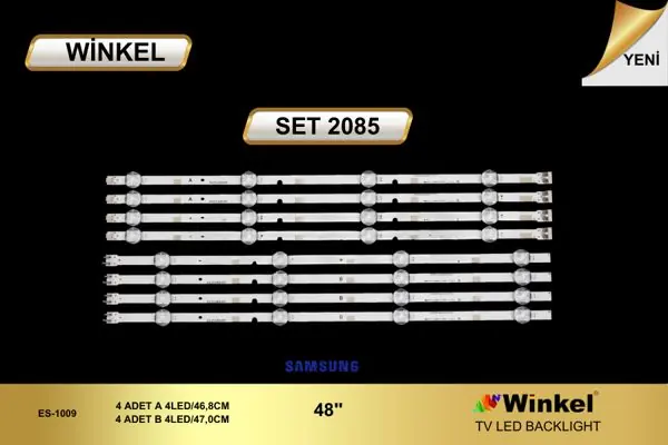 Samsung 48 inç TV LED bar takımı Winkel SET 2085