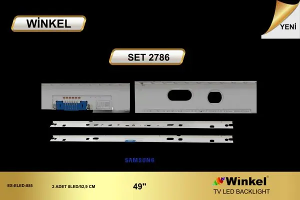 Samsung 49 inç TV LED bar takımı Winkel SET 2786