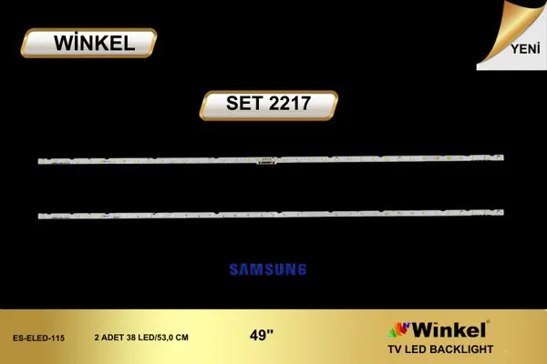 Samsung 49 inç TV LED bar takımı Winkel SET 2217