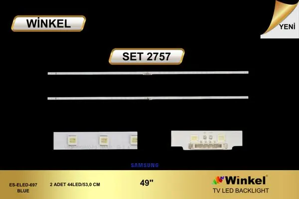 Samsung 49 inç TV LED bar takımı Winkel SET 2757