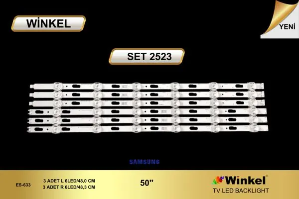 Samsung 50 inç TV LED bar takımı Winkel SET 2523