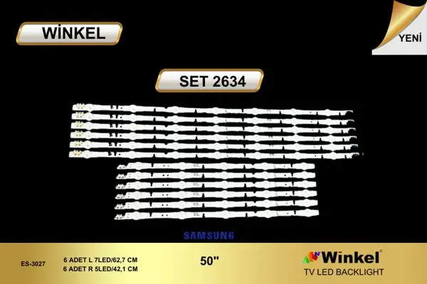 Samsung 50 inç TV LED bar takımı Winkel SET 2634