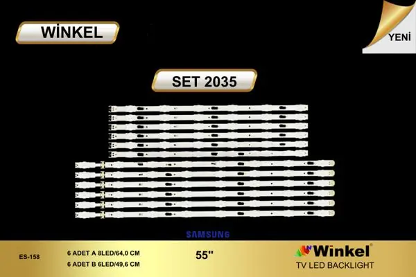 Samsung 55 inç TV LED bar takımı Winkel SET 2035