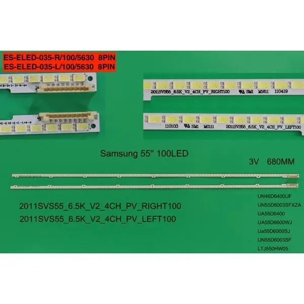 Samsung 55 inç TV LED bar takımı Winkel SET 2285