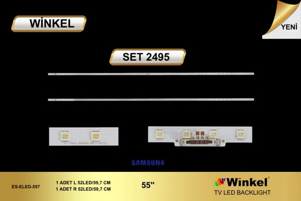 Samsung 55 inç TV LED bar takımı Winkel SET 2495