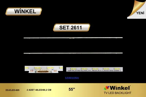 Samsung 55 inç TV LED bar takımı Winkel SET 2611