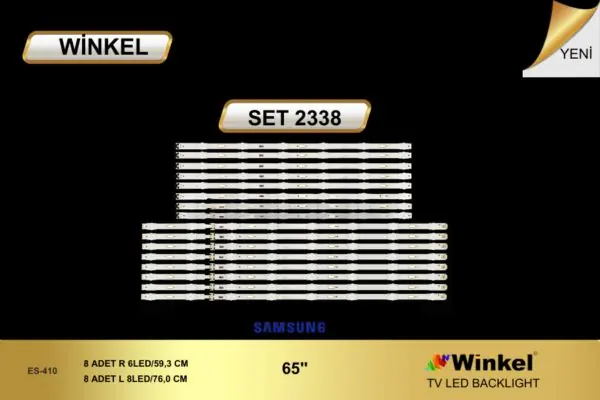 Samsung 65 inç TV LED bar takımı Winkel SET 2338