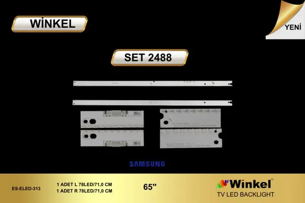 Samsung 65 inç TV LED bar takımı Winkel SET 2488