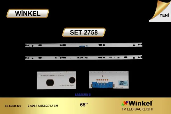 Samsung 65 inç TV LED bar takımı Winkel SET 2758