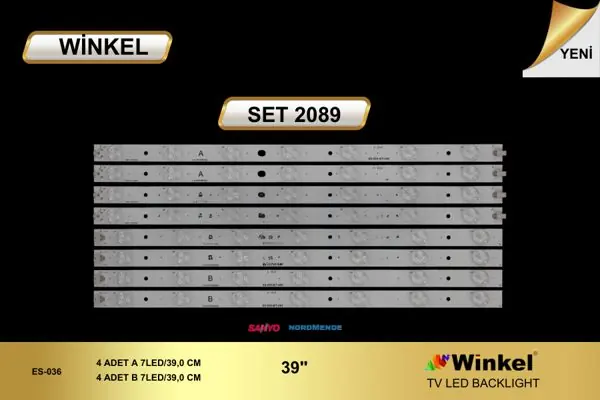 Sanyo Nordmende 39 inç TV LED bar takımı Winkel SET 2089