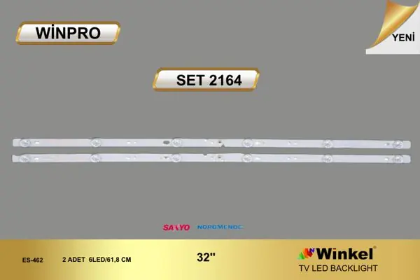Sanyo 32 inç TV LED bar takımı Winpro SET 2164