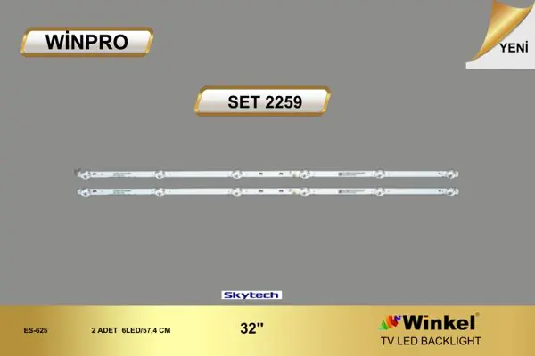 Skytech 32 inç TV LED bar takımı Winpro SET 2259
