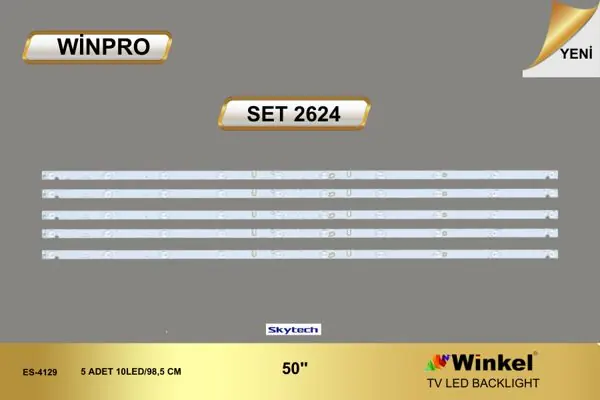 Skytech 50 inç TV LED bar takımı Winpro SET 2624
