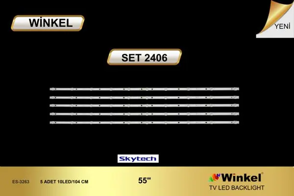 Skytech 55 inç TV LED bar takımı Winkel SET 2406
