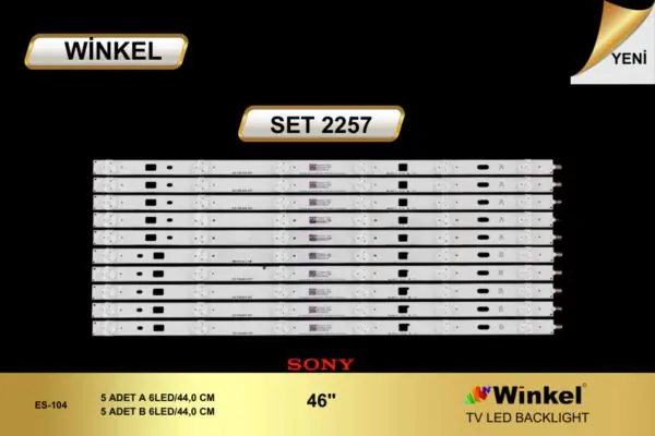Sony 46 inç TV LED bar takımı Winkel SET 2257