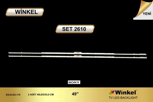 Sony 49 inç TV LED bar takımı Winkel SET 2610