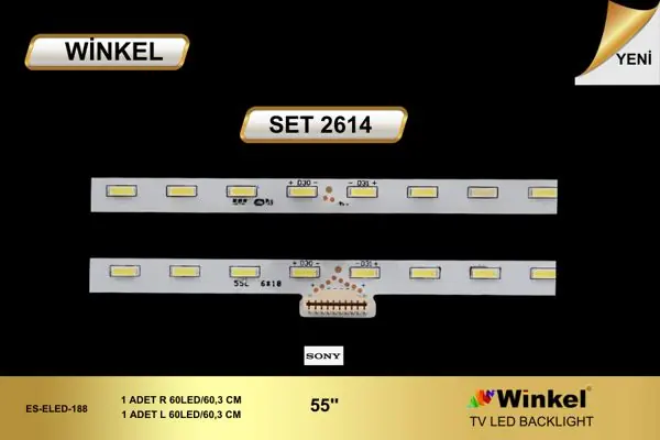 Sony 55 inç TV LED bar takımı Winkel SET 2614