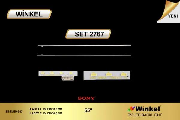 Sony 55 inç TV LED bar takımı Winkel SET 2767