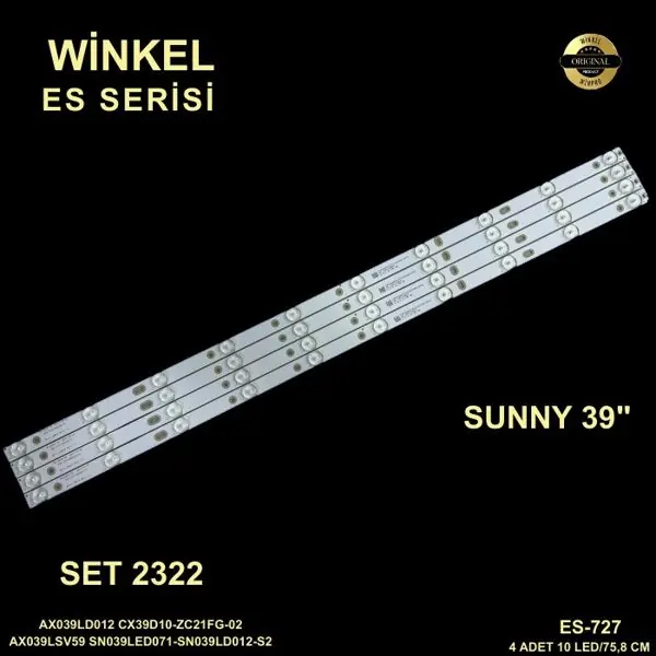 Sunny 39 inç TV LED bar takımı Winkel SET 2322