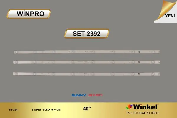 Sunny 40 inç TV LED bar takımı Winpro SET 2392