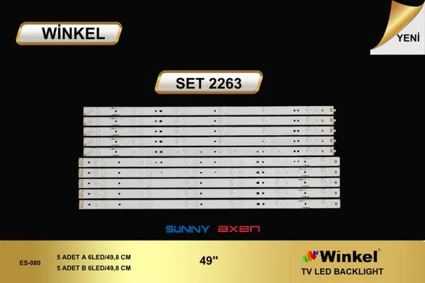 Sunny 49 inç TV LED bar takımı Winkel SET 2263