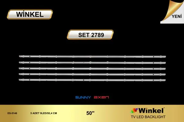 Sunny 50 inç TV LED bar takımı Winkel SET 2789