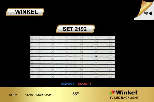 Sunny 55 inç TV LED bar takımı Winkel SET 2192