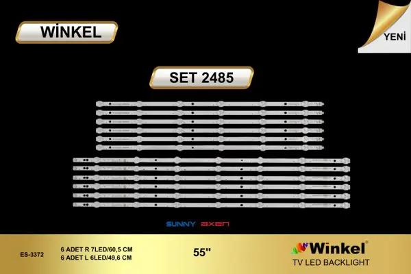 Sunny 55 inç TV LED bar takımı Winkel SET 2485