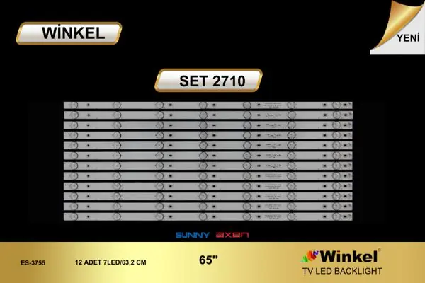 Sunny 65 inç TV LED bar takımı Winkel SET 2710