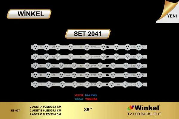 Vestel 39 inç TV LED bar takımı Winkel SET 2041