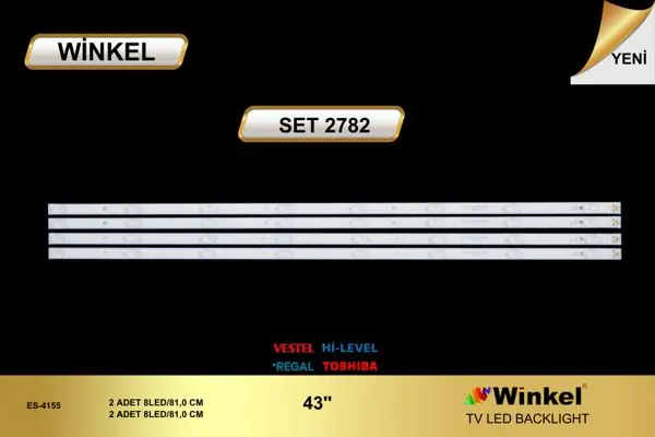 Vestel 43 inç TV LED bar takımı Winkel SET 2782