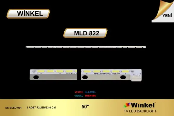 Vestel 50 inç TV LED bar takımı Winkel MLD 822