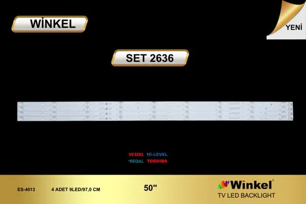 Vestel 50 inç TV LED bar takımı Winkel SET 2636