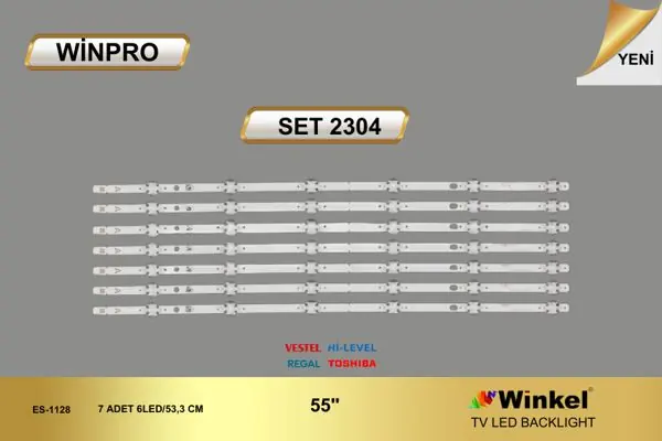 Vestel 55 inç TV LED bar takımı Winpro SET 2304